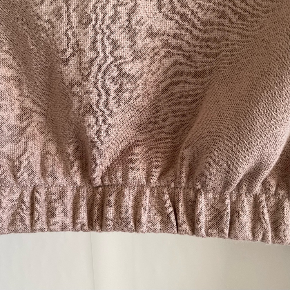 Urban Outfitters Out From Under Gray Vivian V Neck Crop Sweatshirt Size XS - Picture 7 of 10